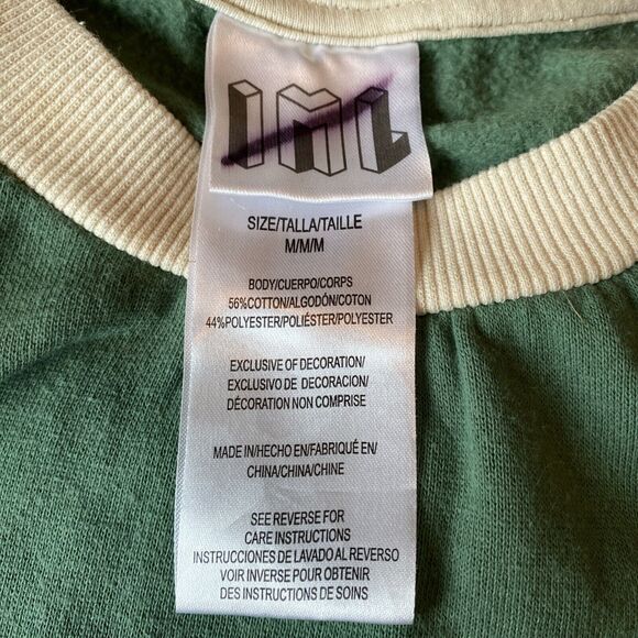 IML Retro Green Ski Vermont Unisex Crewneck Sweatshirt Medium EUC - Picture 6 of 7